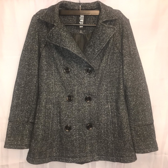 Intl details pea coat Clearance